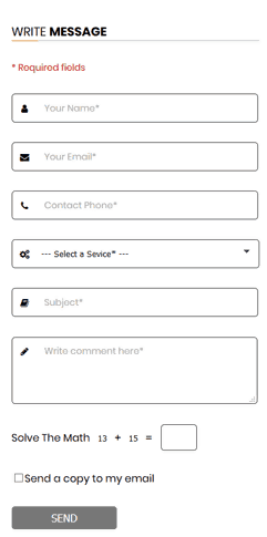 Web Form - Multi-Purpose HTML Form with jQuery Validation