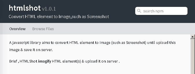 HTMLShot - HTML element to Image Plugin