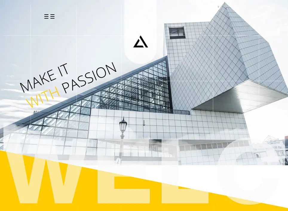 Free Architect Website PSD Template