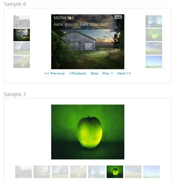 jQuery Gallery Plugin With Thumbnails  