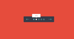 Free Pagination HTML CSS Template