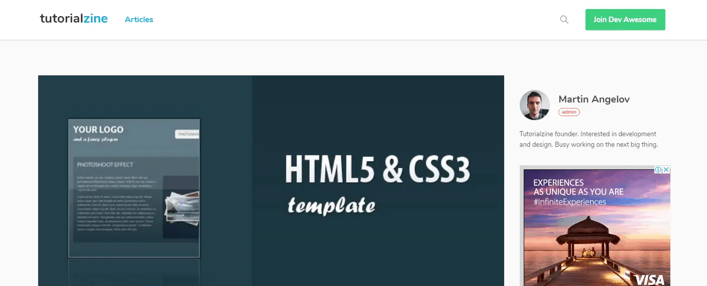 Coding a CSS3 & HTML5 One-Page Website Template