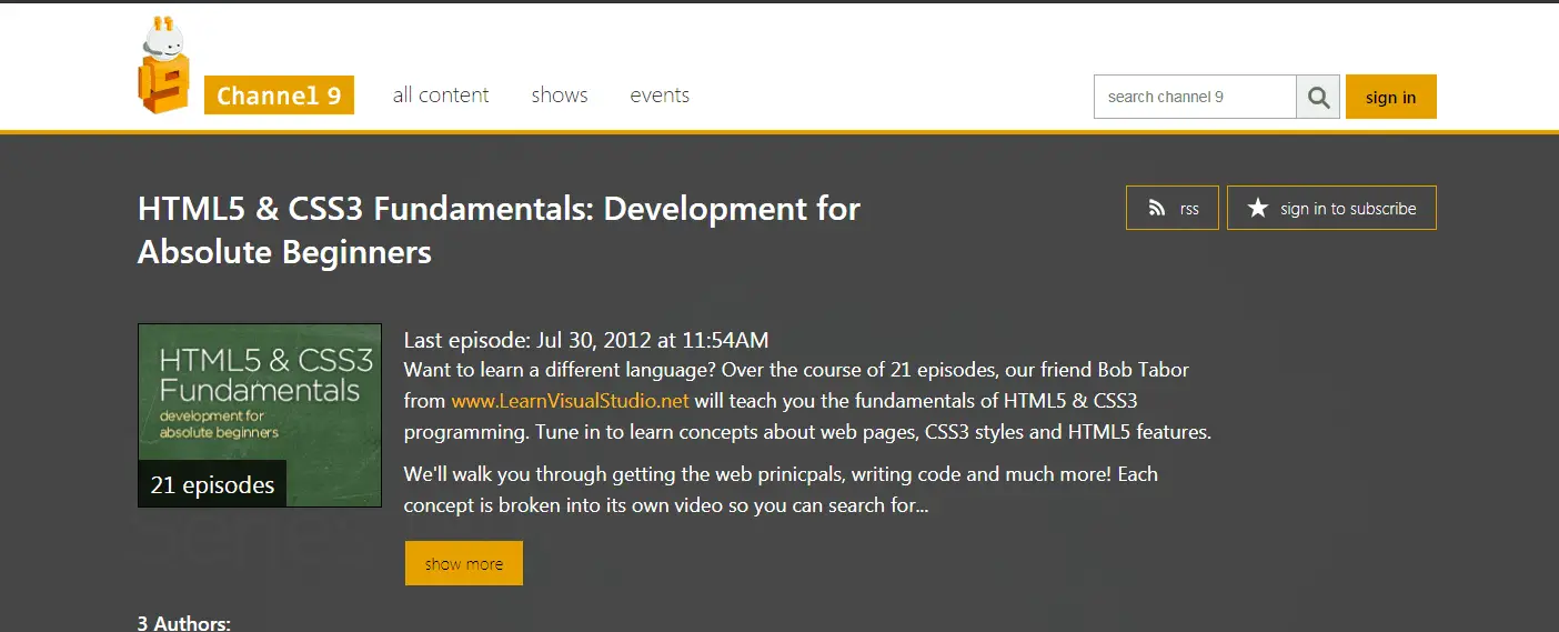 Fundamentals of HTML5 & CSS3