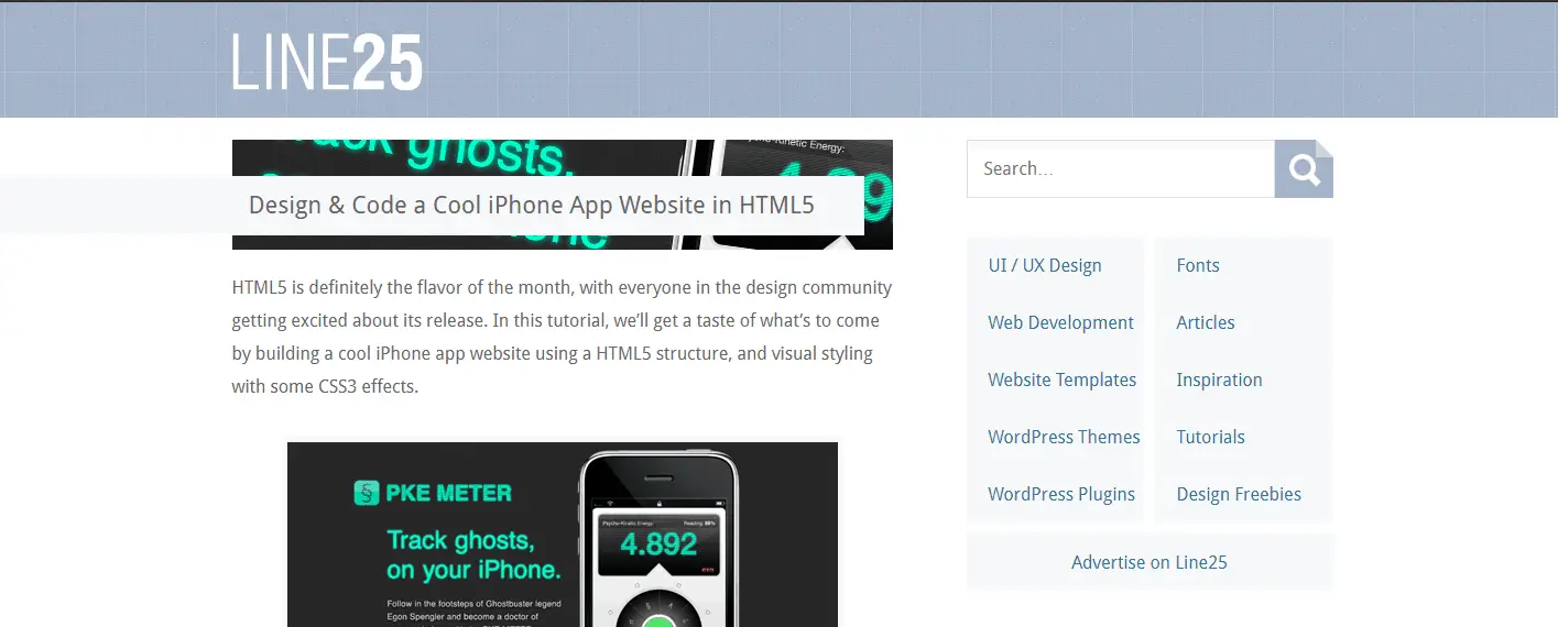 How to Design & Code HTML5 iPhone App Website