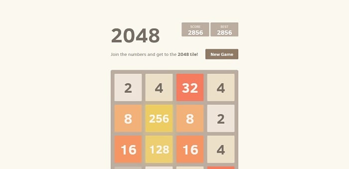 2048 JS Game