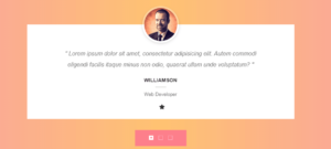 bootstrap testimonial slider