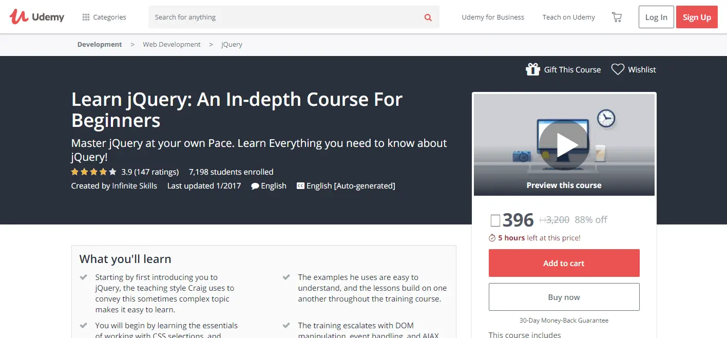 Udemy - Learn jQuery