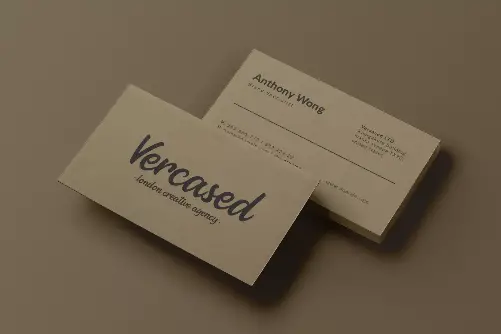 Vercased Creative Agency Business Card Template