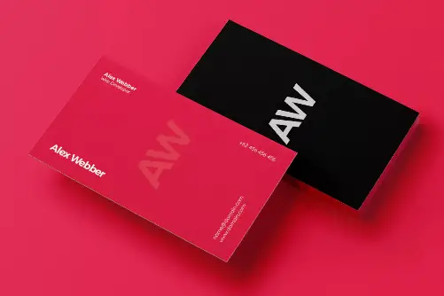 Alex Webber Creative Business Card Template
