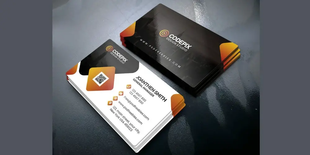 Modern Corporate Business Card Template PSD