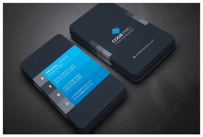 Free Corporate Business Card PSD