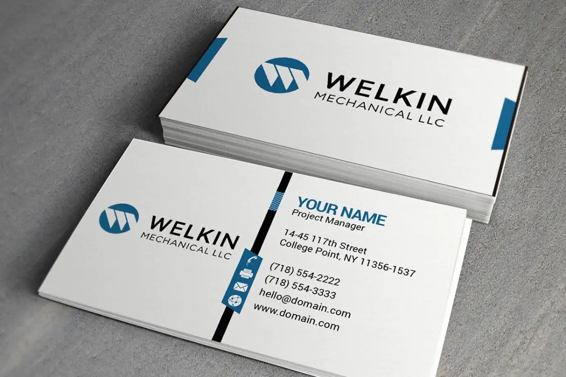 Free Unique Welkin Business Card