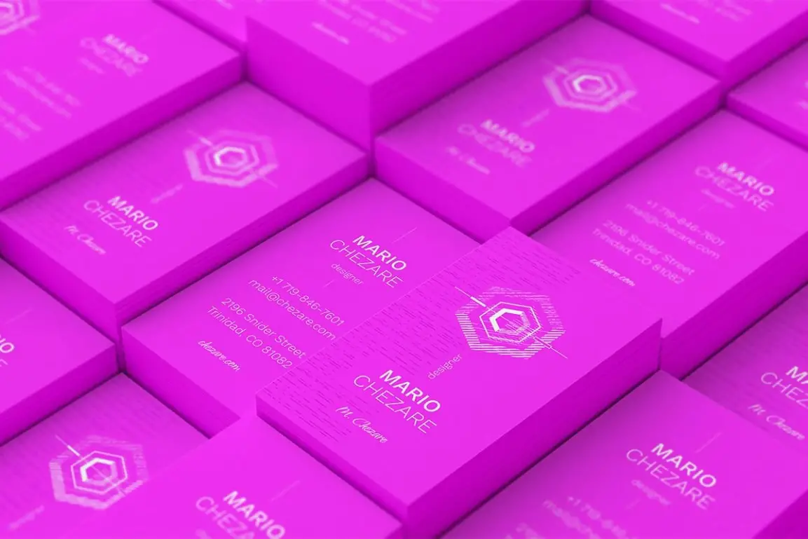 Chezare Free Business Card Template