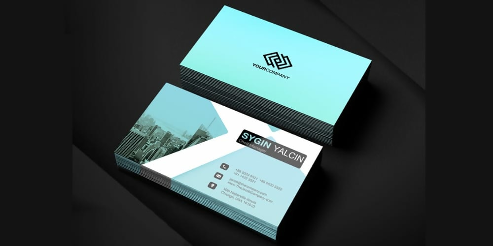 Office Business Card Template PSD