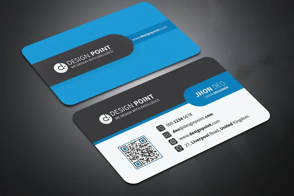 Curved Creative Business Card