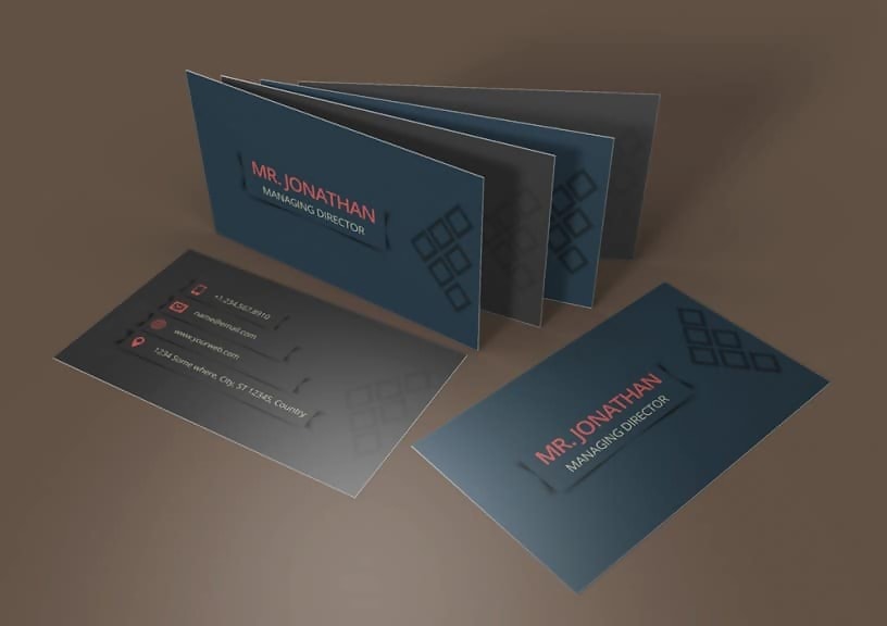 Simple Business Card Mockup