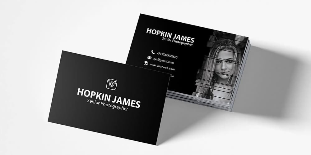 Corporate Photography Business Card Template