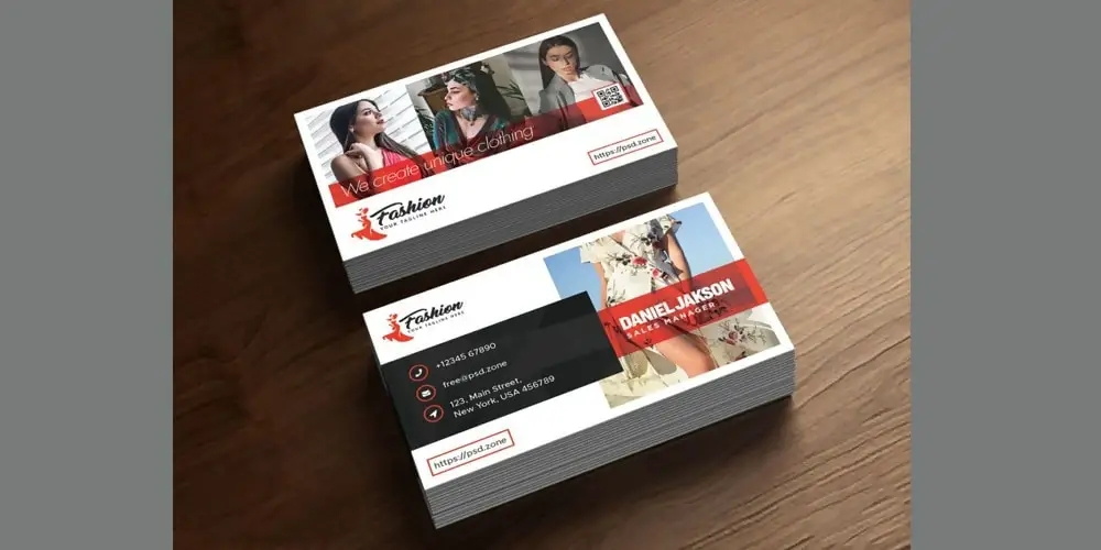 Fashion Boutique Business Card Template