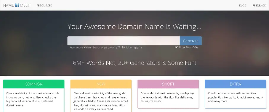 Domain Name Search Resources