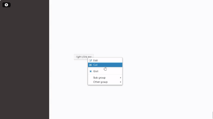 jQuery Plugin & Polyfill Context Menu