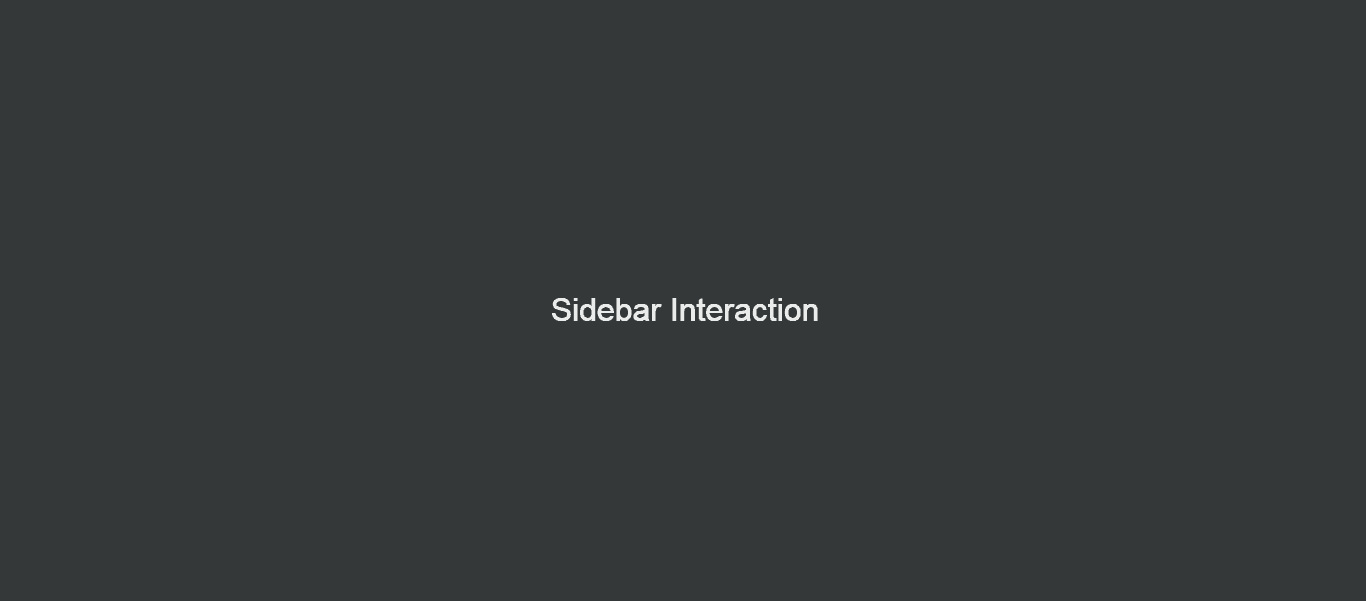 Sidebar Interaction
