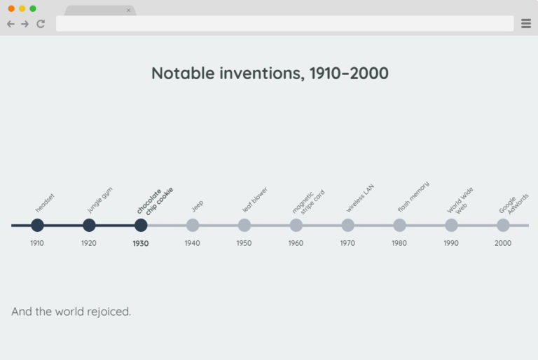  Responsive Timeline V3