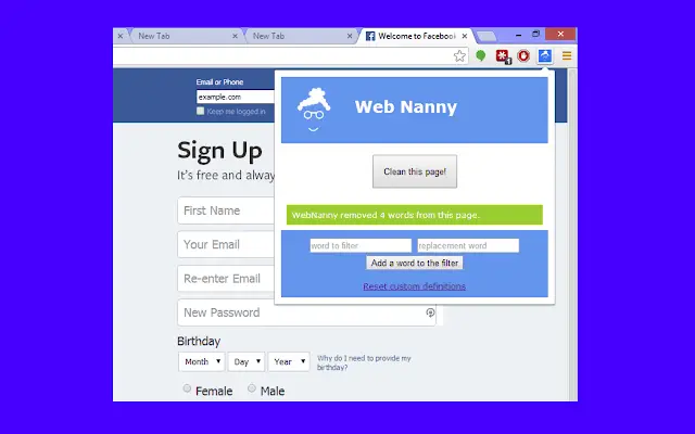 Web Nanny