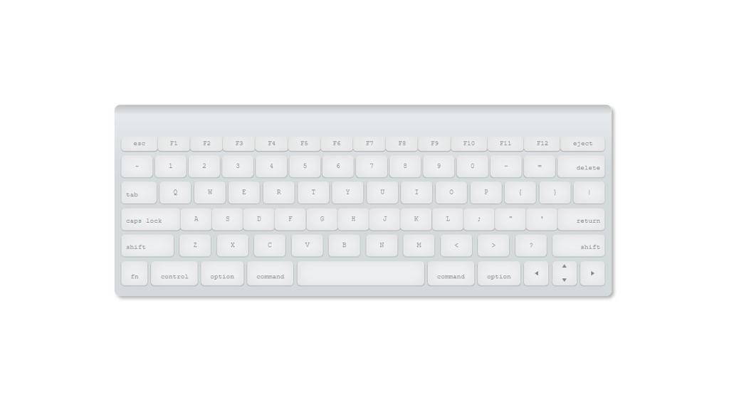 CSS – ONLY MAC Keyboard