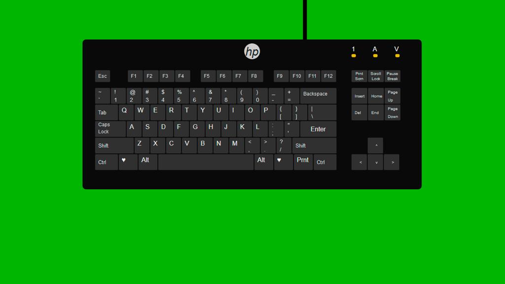 HTML and CSS Keyboard