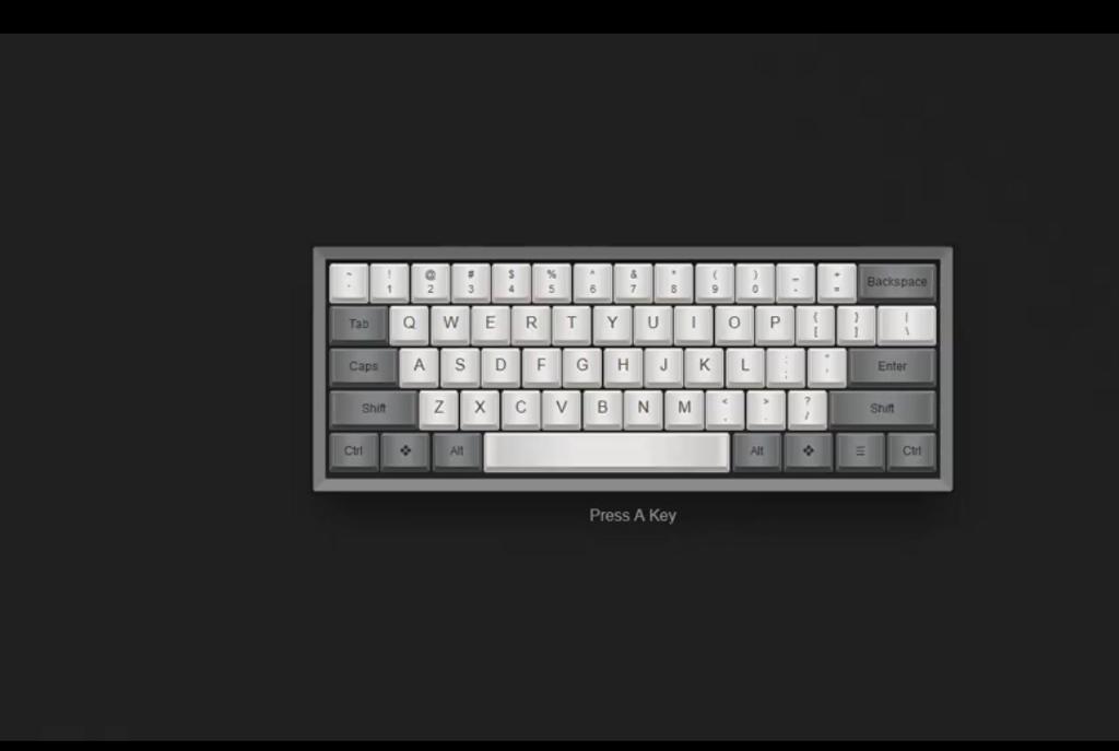 Interactive 60% keyboard