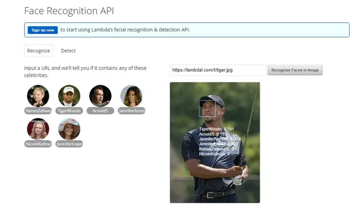 Face Recognition API