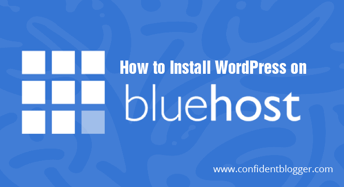 setting up wordpress on bluehost