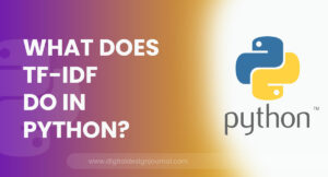 What does TF-IDF do in Python