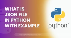 Example JSON file for Python