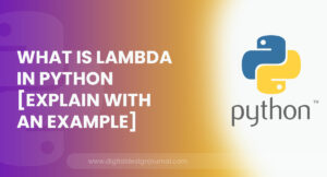 What is Lambda in Python [Explain With an Example]