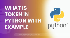 What is Token in Python With Example