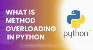 What is method overloading in Python with example?