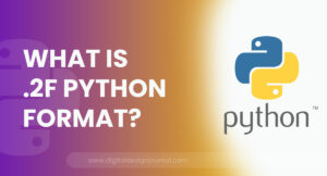 What is .2f Python format