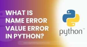 What is Name Error Value Error in Python