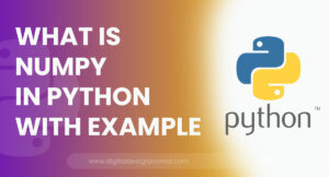 What is NumPy in Python with example
