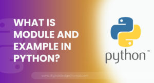 What is module and example in Python