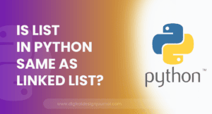Is list in Python same as linked list?