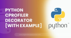 Python cProfiler Decorator