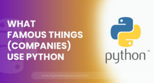 What Famous Things (Companies) Use Python