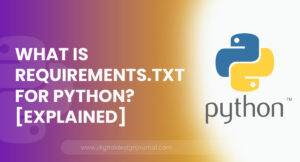 What Is Requirements.txt For Python? [Explained]