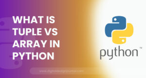 What Is Tuple Vs Array In Python