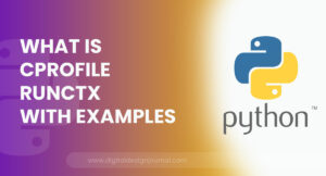 What is cprofile runctx With 3 Examples