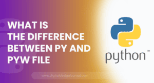What is the difference between py and PYW file