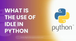 What is the use of IDLE in Python