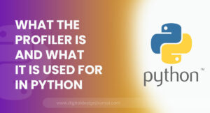 What the profiler is and what it is used for in Python